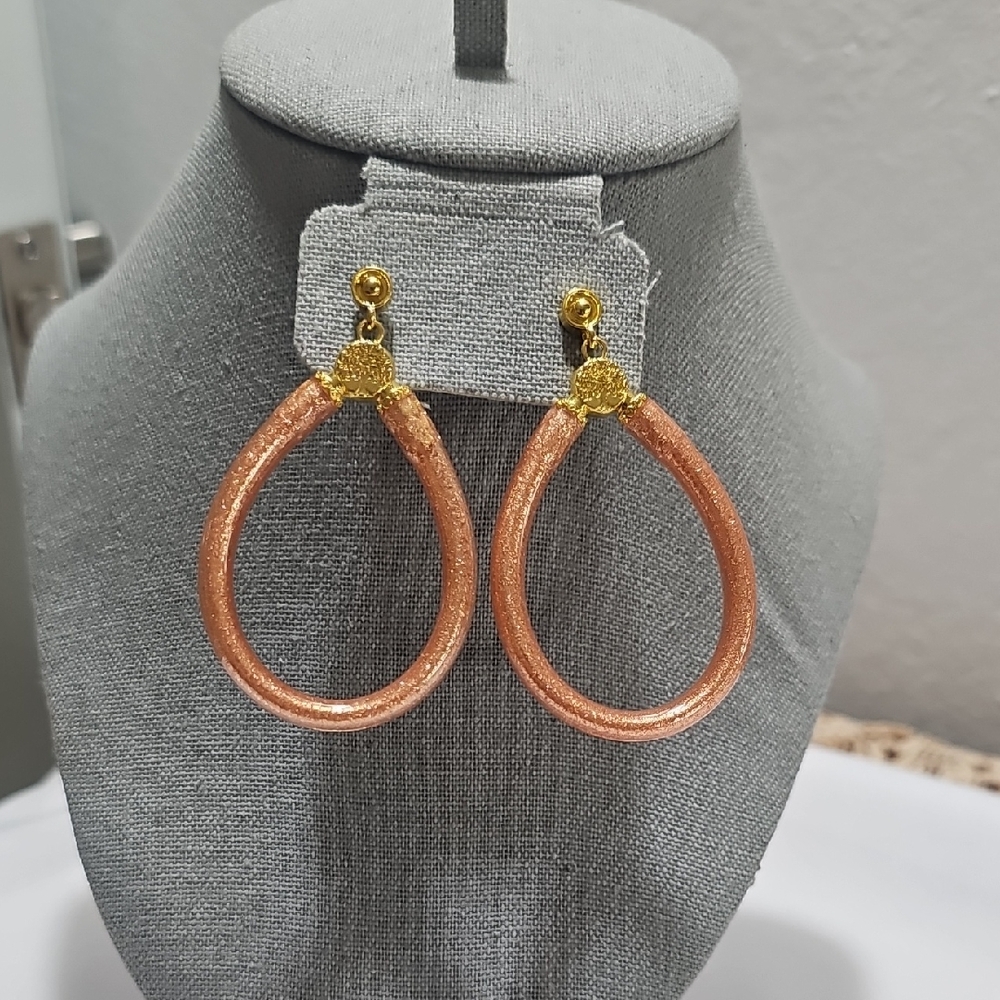 Budha All Weather Gold Rose Womens Earrings. Excellent Quality. (Not Budhagirls)